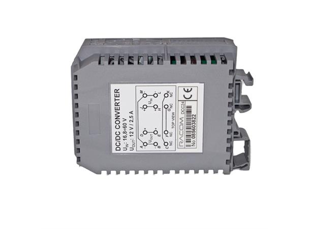 Racom MRDC12 DC/DC-konverter, 20-60V/12V